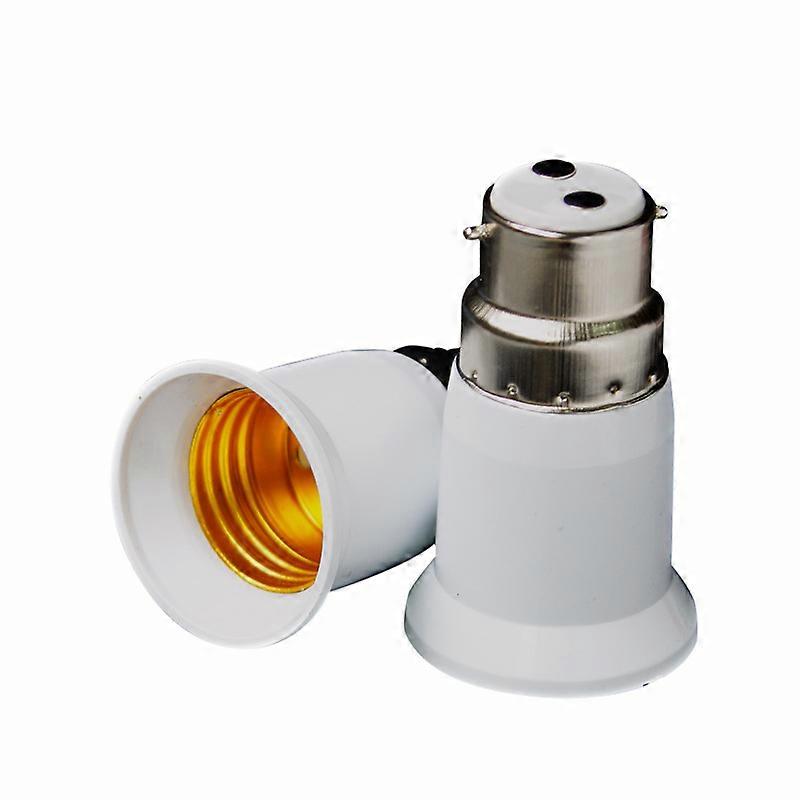 B22 to E27 Socket Converter, Socket Adapter, Bayonet to Screw Edison, BC to ES Lamp Holder Adapter for LED Bulbs, Incandescent Bulbs and CFL Bulbs - 2