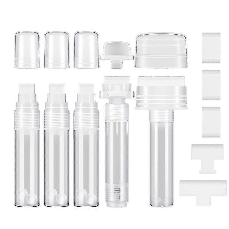 5 Pack Graffiti Markers Refillable Paint Markers Touch Up Paint Pen compatible with with 5 Replacement Tips (50