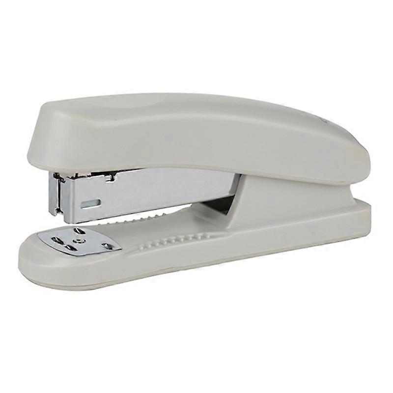Office Stapler Effortless Ergonomic Reliable Desktop Stapler Metal Stapler for 24/6 Staple for Schools White