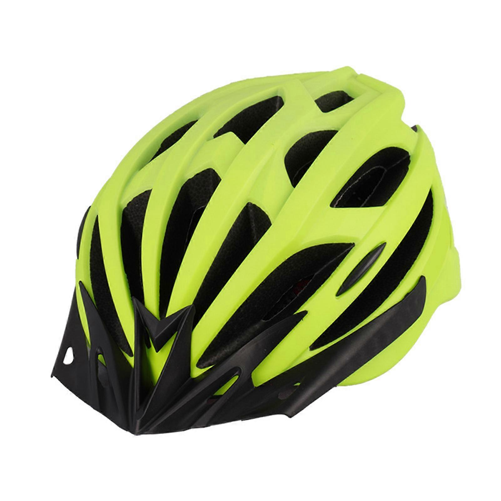Universal One-Piece Cycling Helmets with Tail Lights Shock-Absorbing Adjustables Helmets for Mountain Bike