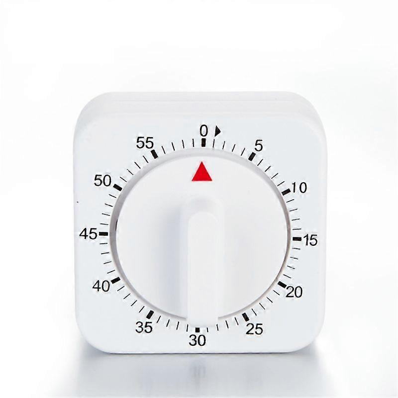 60 Minute Mechanical Kitchen Cooking Countdown Timer No Battery Needed Square