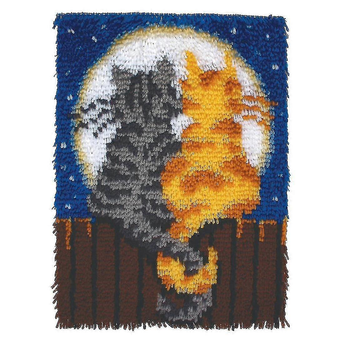 Moonlight Meow Door Latch Hook Set