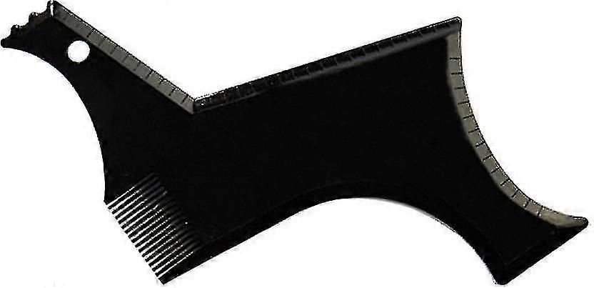 Sl Beard Shaping Tools, Men's Beard Template Beard Styling Black Plastics Hairline Trimming Beard Shaping Tool For Conditioners Beard Shaping Templ