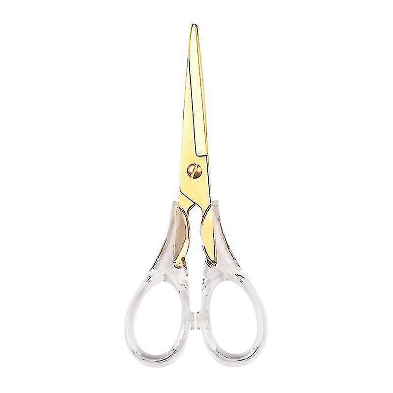 Stylish Gold Stainless Steel Premium Multipurpose Scissors For Office Home School Art Craft (1pc, Gold)