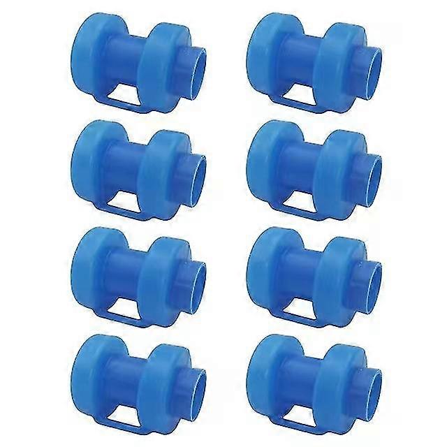Trampoline Enclosure Pole Cap Bounding Table Protective Cover Cap For Net(8 Pcsblue)