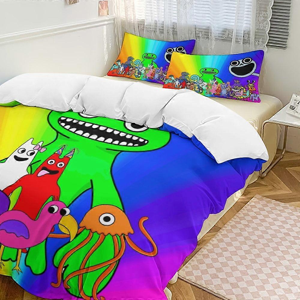 a1076 Garten of Banban Garten of Banban Garten of Banban Garten of Banban 3-Piece Bedding Set Soft Warm And Comfortable Soft Bed Set with 1 Duvet Cove