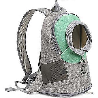 DAWOO Pet Carrier Rygsæk Åndbar Head-Out Rygsæk Bærer til små mellemstore hunde Katte Hvalpe Ideel til rejserVandring Camping Brede stropper Shoul