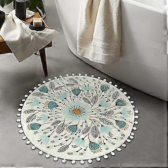 Kleiner runder Teppich 2ft Runde süße Badematte Badezimmer Teppich
