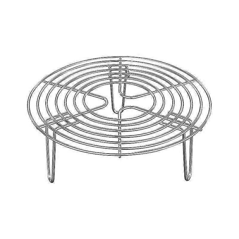 Stainless Steel Insert Grid Cooking Stand Steamer Insert Cake Grid Round Steaming Rack Steamer Insert for Cooking Pots Cooling Grids Cake Grid for Bak