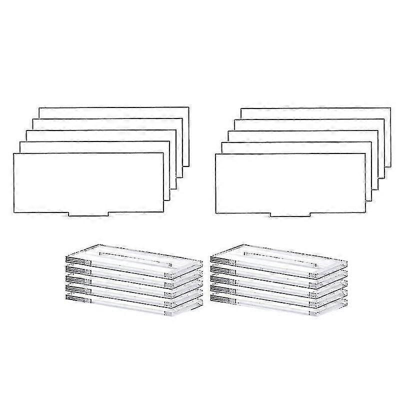 10 Pcs Acrylic Place Card Stands Clear Table Display Holder
