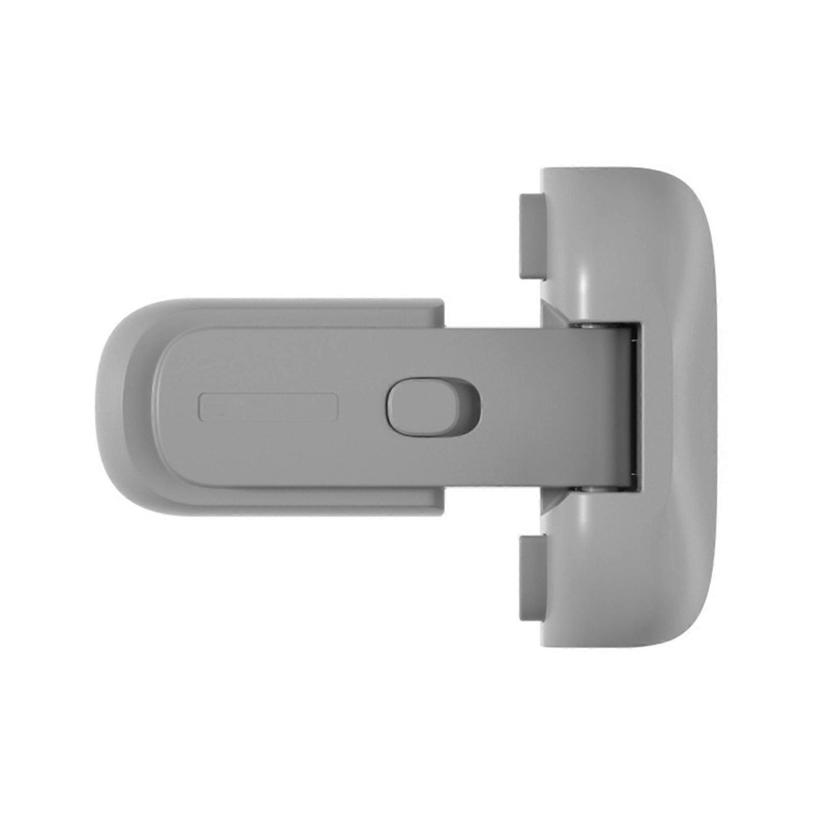 Child Proof Refrigerator Lock Easy Disable Tool-Free Installation Keep Kids Pets Safe Freezer Door Lock Sealing Strip for Refrigerators Cabinets