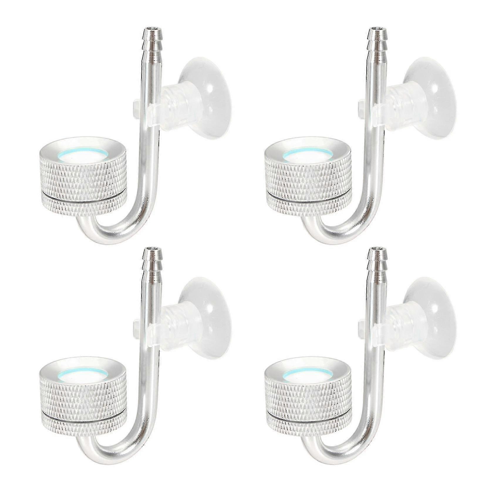 4x Set Co2 Diffuser Atomizer Regulator Reactor For Fish Tank