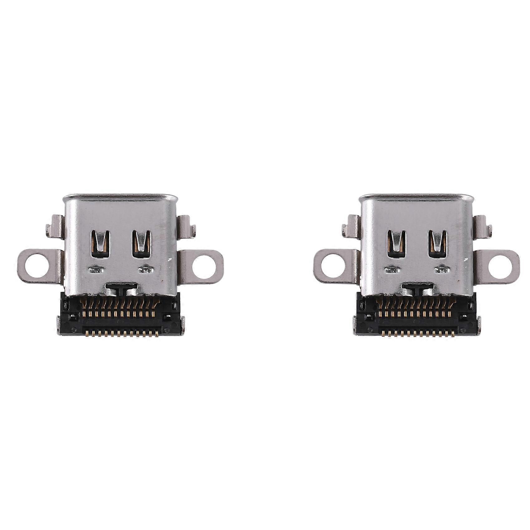 2X Charging Port Type-C Charger Socket Connector Replacement Repair Part for Switch NS 2017 Console