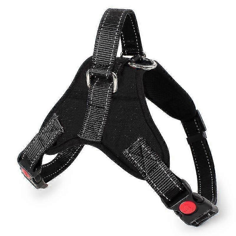 الحيوانات الأليفة الكلب المقود الجر الصدر تسخير سحب انفجار واقية من الأسود-xl Aespa