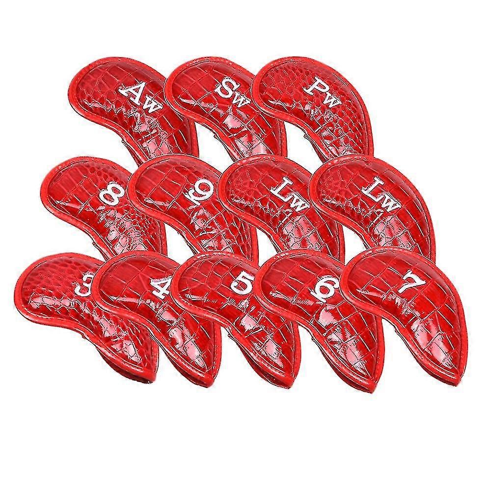 Golf Club Headcover Red12pcs/set