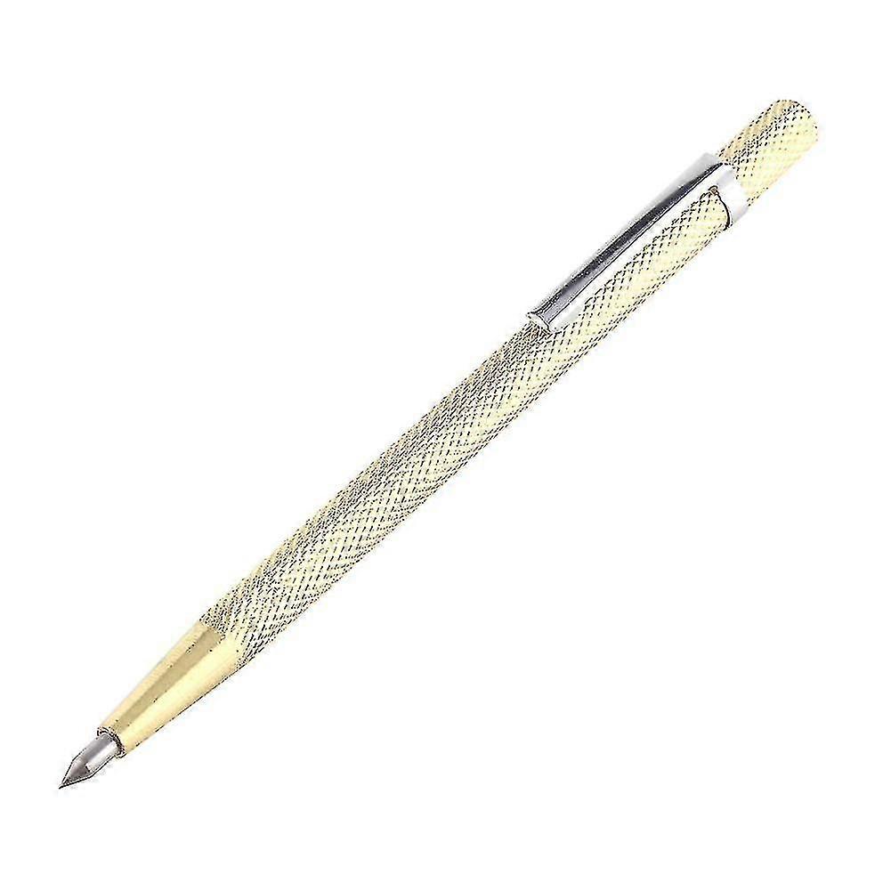 Portable Scriber Engraving Pen Tool Glass Ceramic Engraver Scribe Tool (gold)