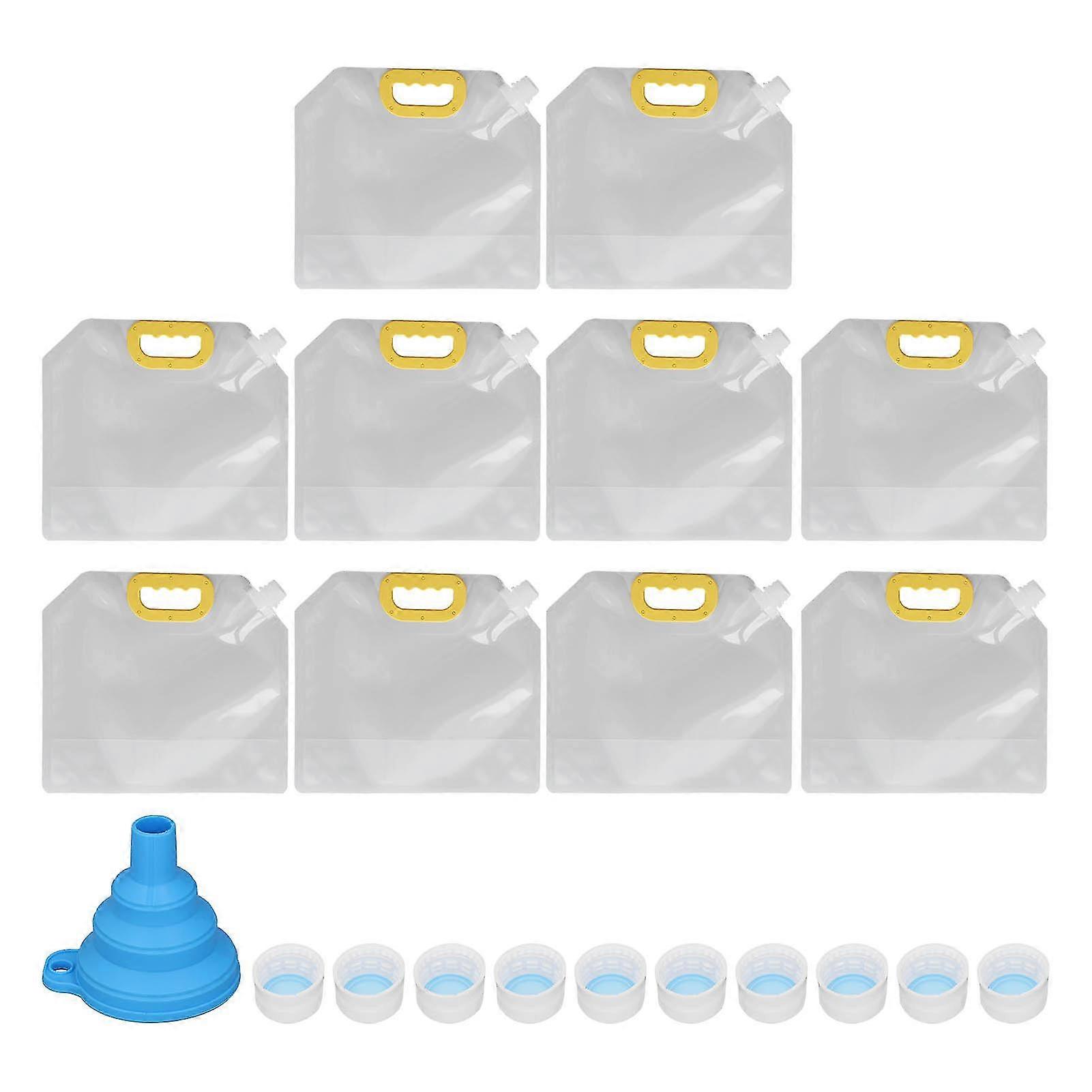 10 Catties Pack Transparent Grain Moistureproof Sealed Packaging compatible with Portable Kitchen Food Storage