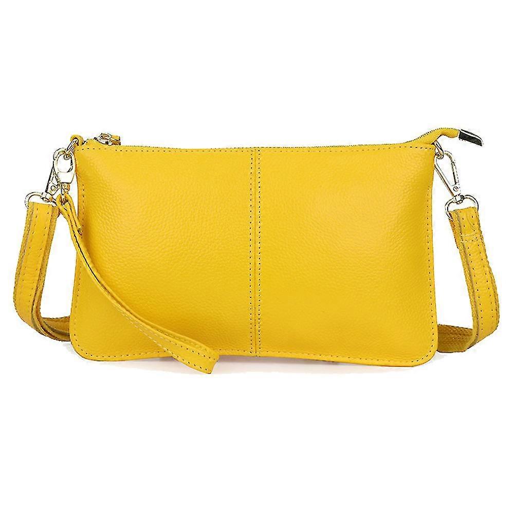 حقيبة كروسبودي للسيدات من الجلد الطبيعي ، حقيبة كتف واحدة عصرية ومتعددة الاستخدامات