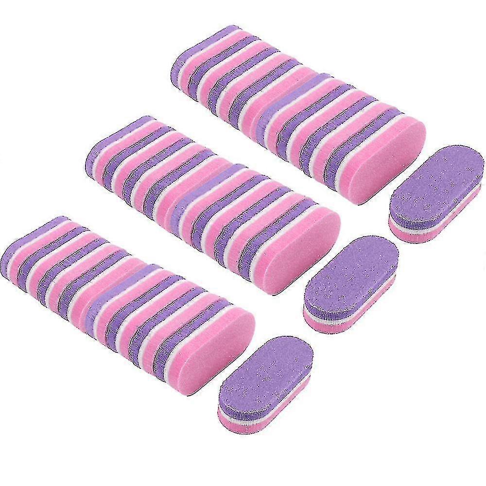 Mini Nail Files Block, Nail Buffers For Nails, Mini Buffing Block Double Sided For Manicure Tools 100 Pcs-ZZY