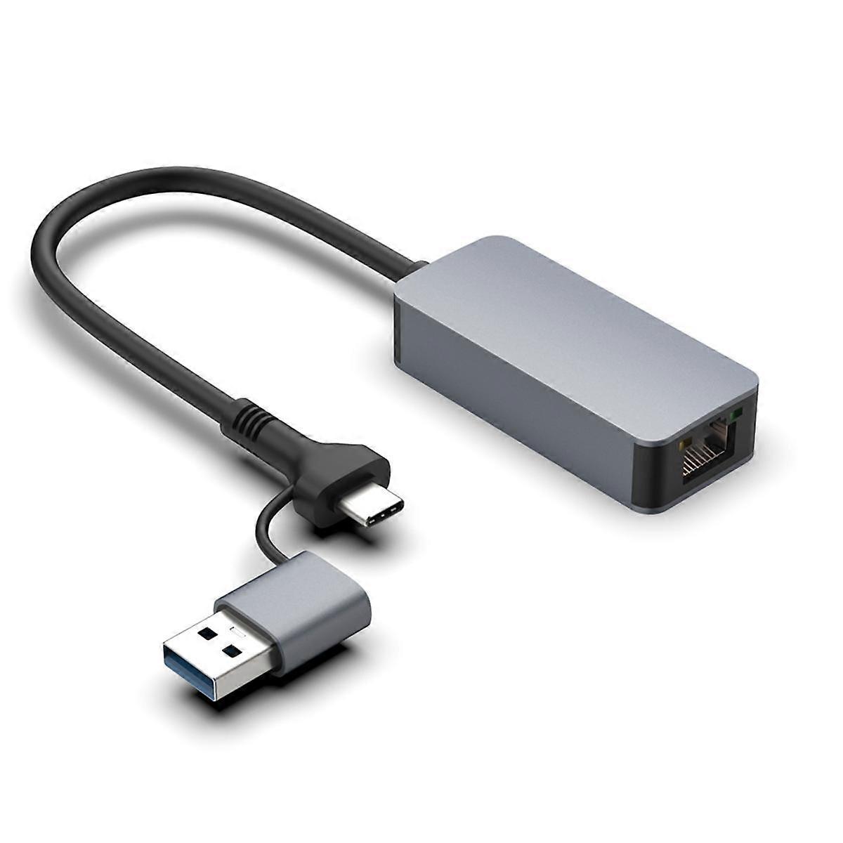 Universal 2500Mbps Network Card USB C Type-C Ethernet to RJ45 Wired Adapter 2.5G USB 3.0 Converter Lan Card S25 AC