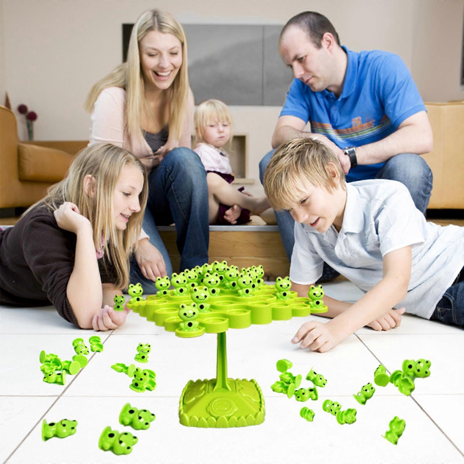 Balanced Tree Frogs Balance Counting Toys Frog Balance Board Game Gift Stackable