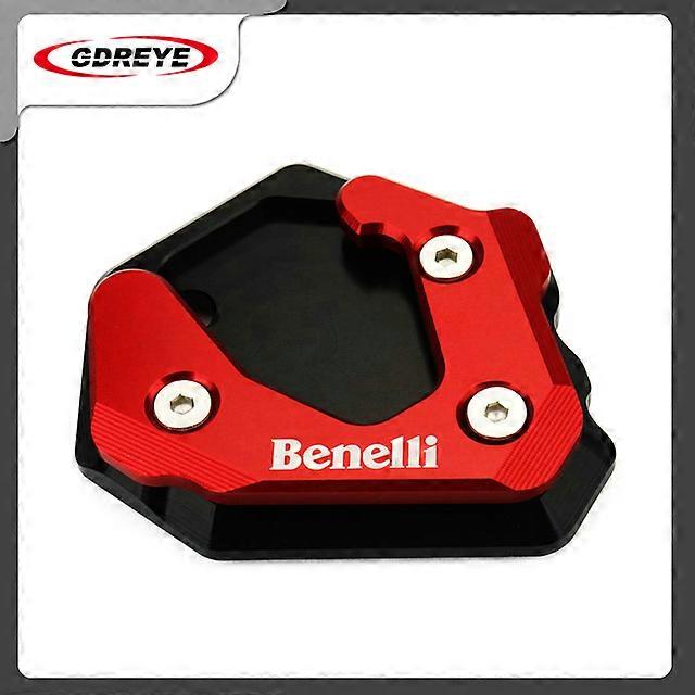 For Benelli Leoncino 500 Leoncino 250 Motorcycle Accessory CNC Aluminum Kickstand Foot Stand Extension Plate Pad