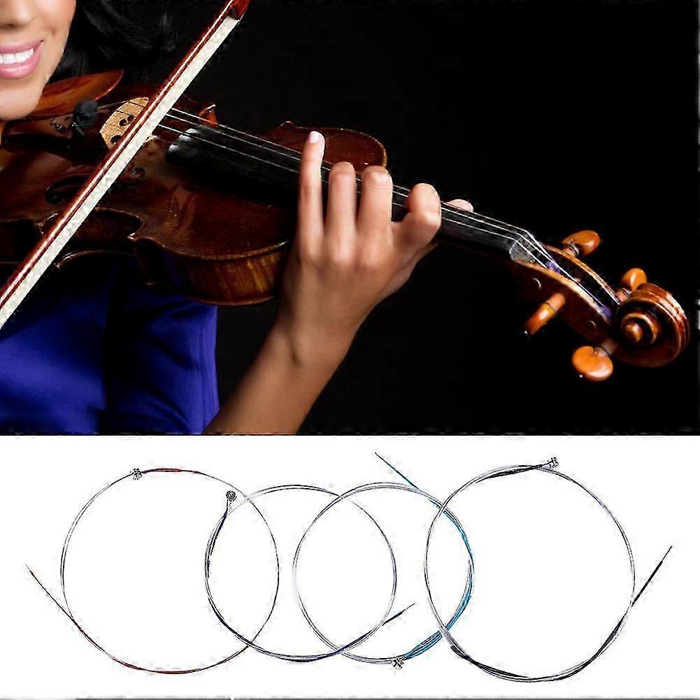Violin Strings Replacement Set 4pcs Steel Wire Professional Music Instrument Accessory