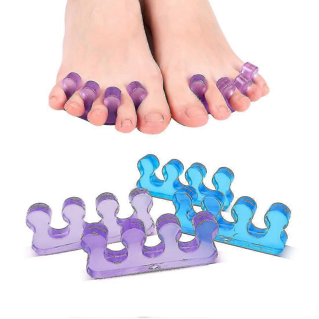 Toe separatorer för nagellack, pedikyr toe distanser, toe separatorer användning för separation