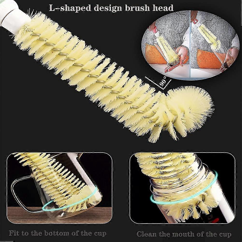 Bottle Cleaner Brush 2pack Retractable Long Handle Kitchen Cleaning Bottle Brush, Cleaning