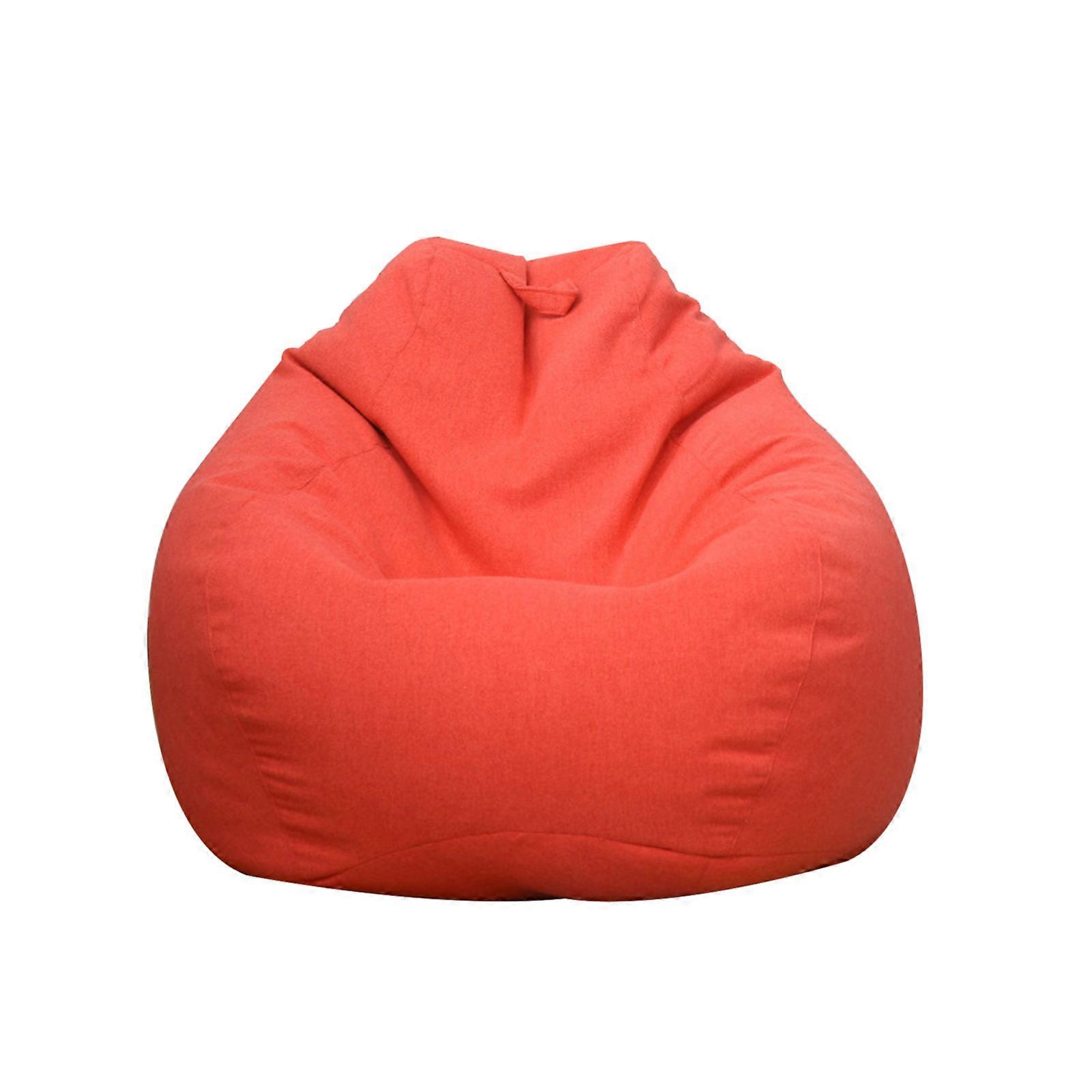Extra Large Poltrona Sacco Sedie Divano Copridivano Interno Pigro Lettino Per Adulti Bambini (senza riempimento), 100% Nuovo Rosso L