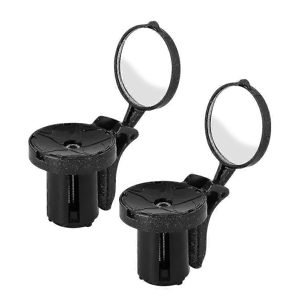 1 Pair Adjustable Handlebar Rearview Mirror Handlebar Plug Rear Sight Mirro Banmo