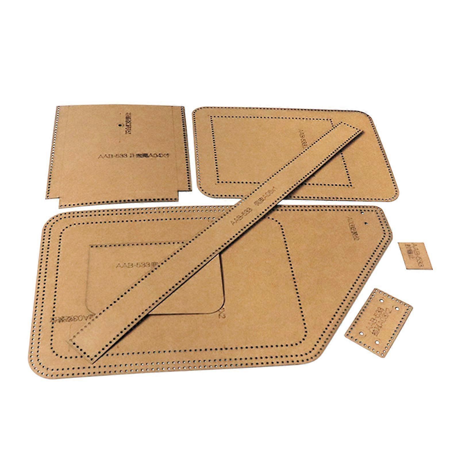 Hard DIY Handmade Accurate Men Professional Chest Bag Stencil Sewing Pattern