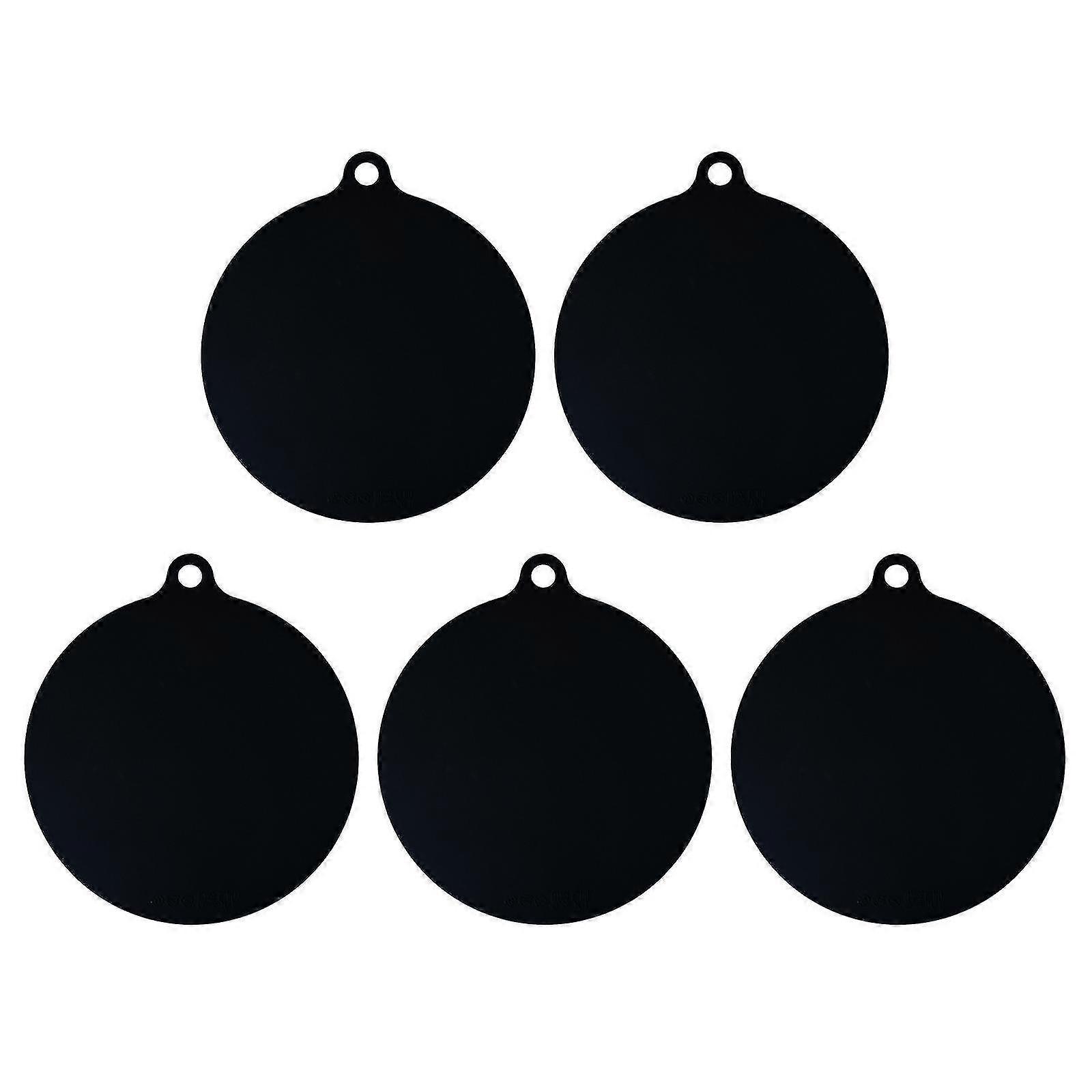 5 Pack Electric Induction Hob Protector Mat Anti-slip Mat , Black