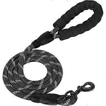 Rope Dog Lead-Strong Dog Lead With Soft Padded Handle 5 Feet Elastic Dog Leads With Hig