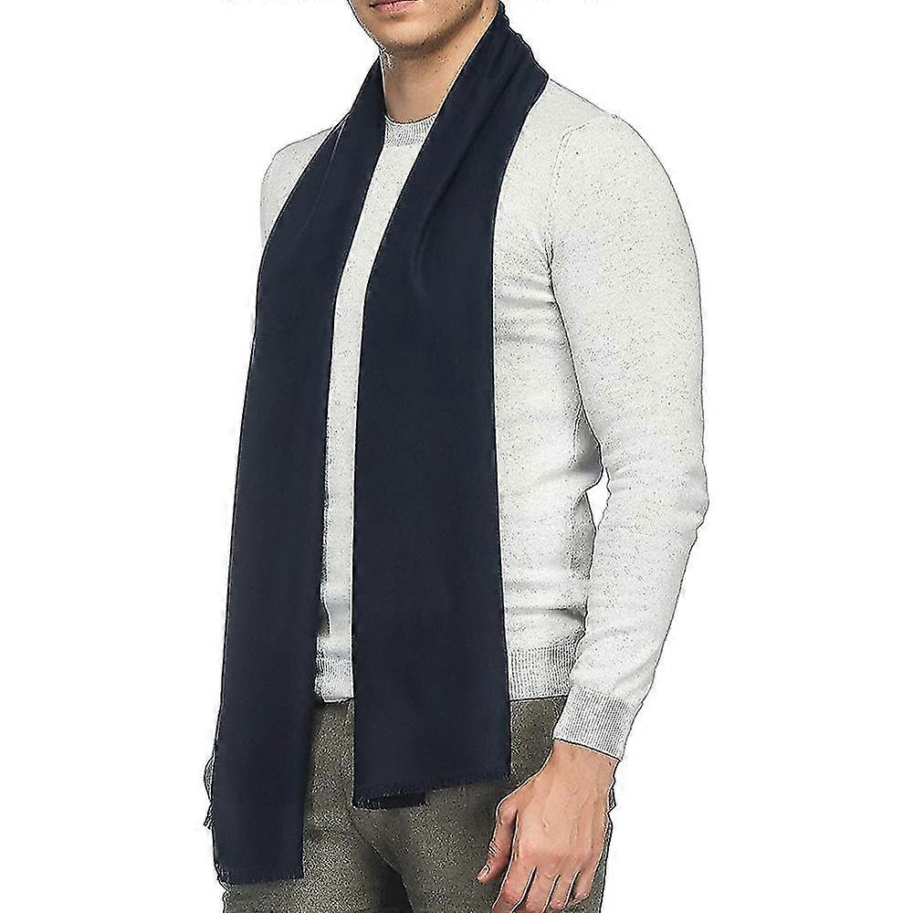 Cold Weather Scarves Thick Cashmere Scarf For Men Warm Soft Wool Scarf For Winter Autumn Wool Soft Warm