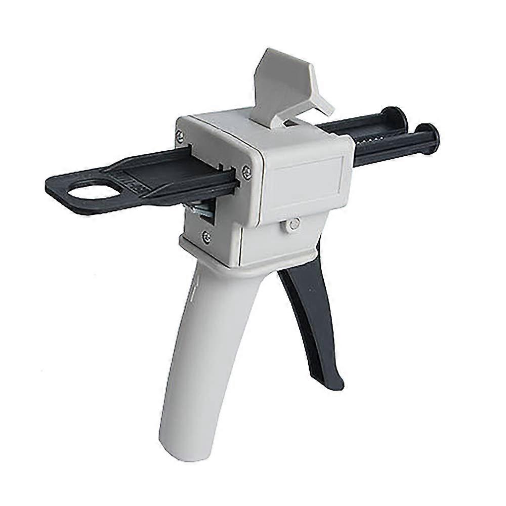 50ml Epoxy Dispenser Gun, AB Epoxy Glue Gun Handle Applicator for Glue Mixing, 1:1 and 2:1 Ratios (Pistol)