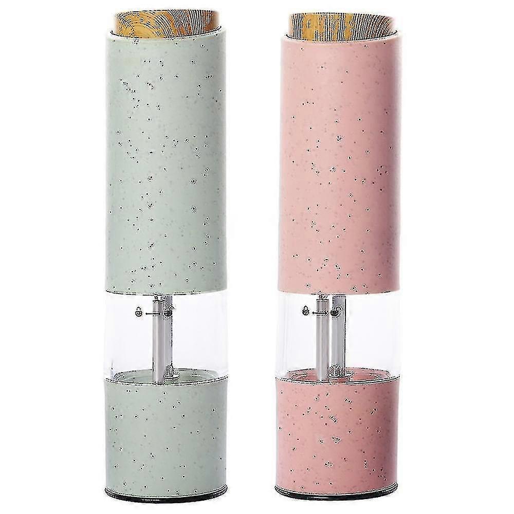 2ks Elektrická sůl a pepř Grinder Set Bateriový Sůl a pepř mlýn a pepř Grinder Tw