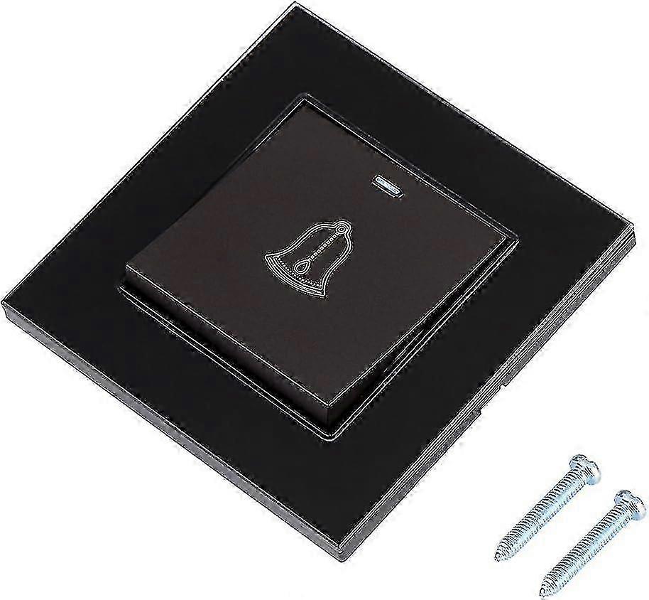 Outdoor Doorbell Button, Doorbell Button, Black