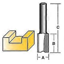 Straight Router Bit 6mm 1/4" Shank