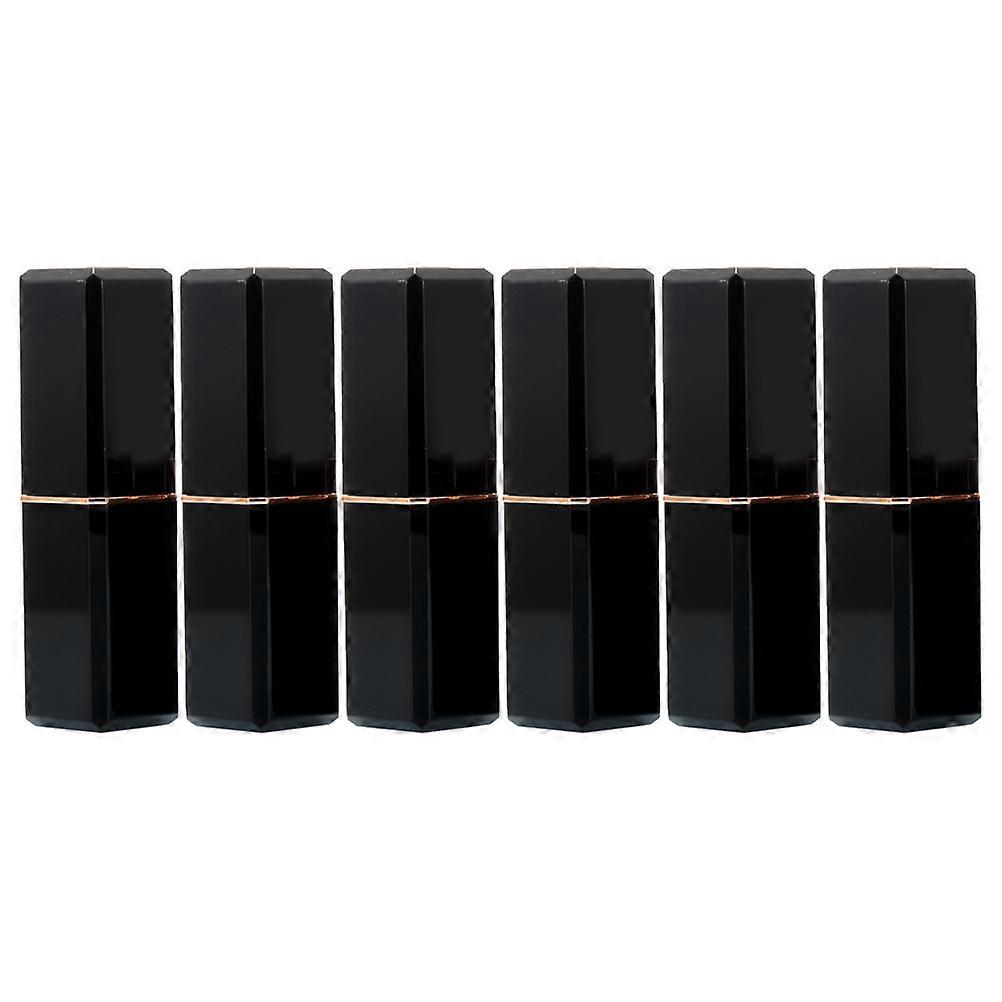 6pcs Exquisite Lipstick Tubes Practical DIY Empty Lipstick Storage Containers