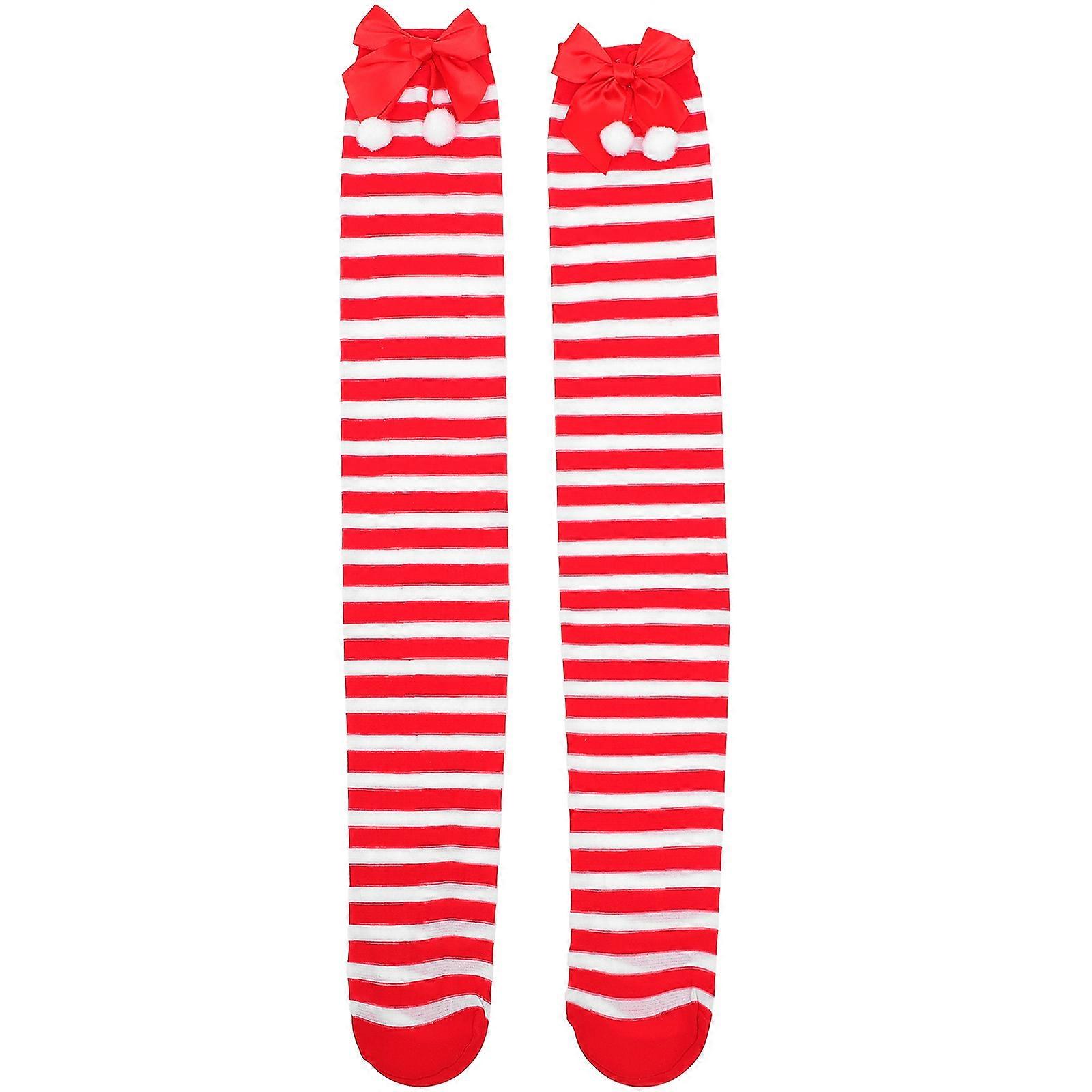 1 pereche ciorapi de Crăciun ciorapi dulci minunați ciorapi calzi pentru fete