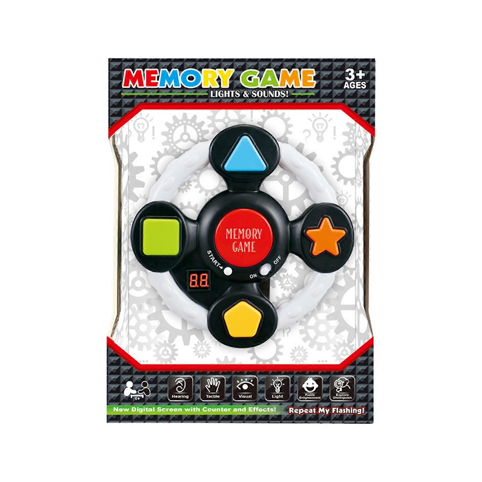 Kids Handheld Memory Game/Electronic Games, Sequence Fun for Kids with Lights & Sounds, Brain Challenge