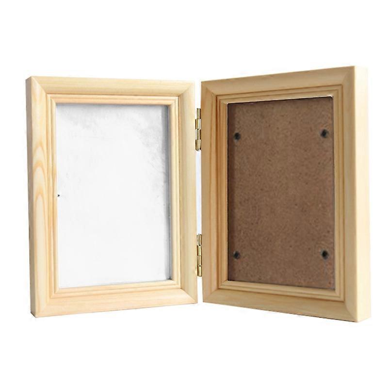 DIY Pet Photo Frame Solid Wood Exquisite Clay Photo Frame