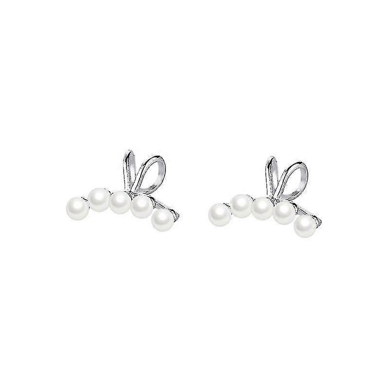 Ear Bone Clips, Silver