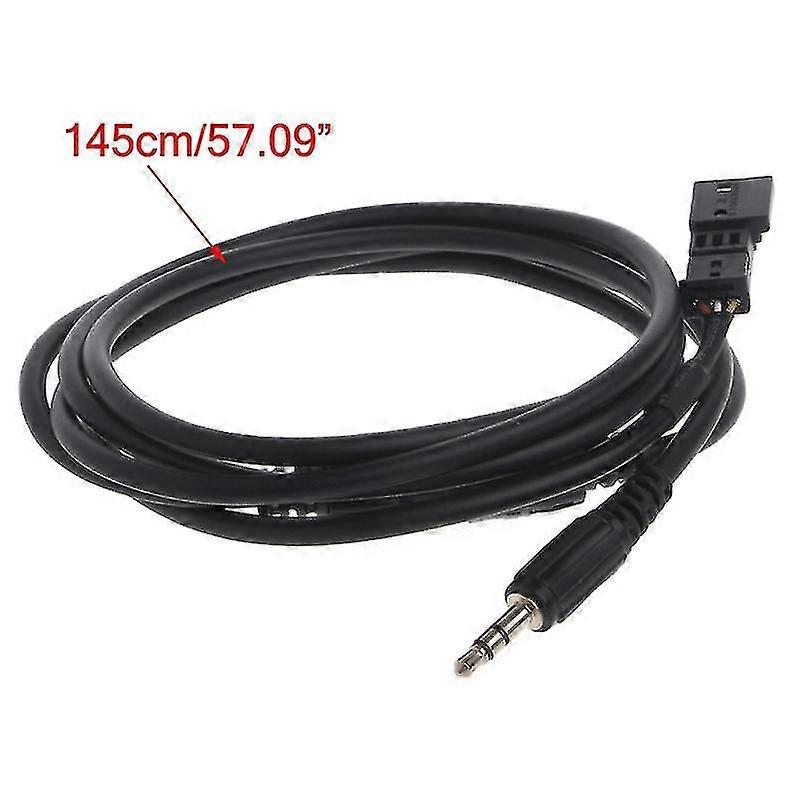3 Pin 3.5mm Jack Aux Adapter Radio Interface Cable For Bmw Bm54 E39 E46 E53 X5