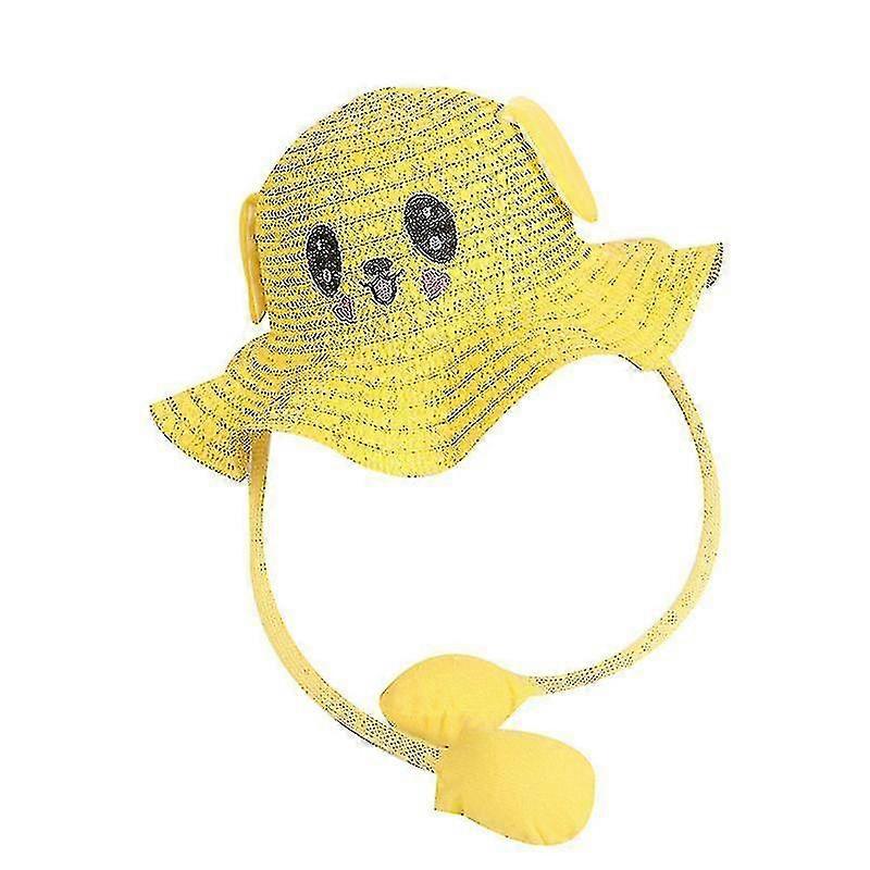 Kids Bunny Summer Hat With Moving Ears