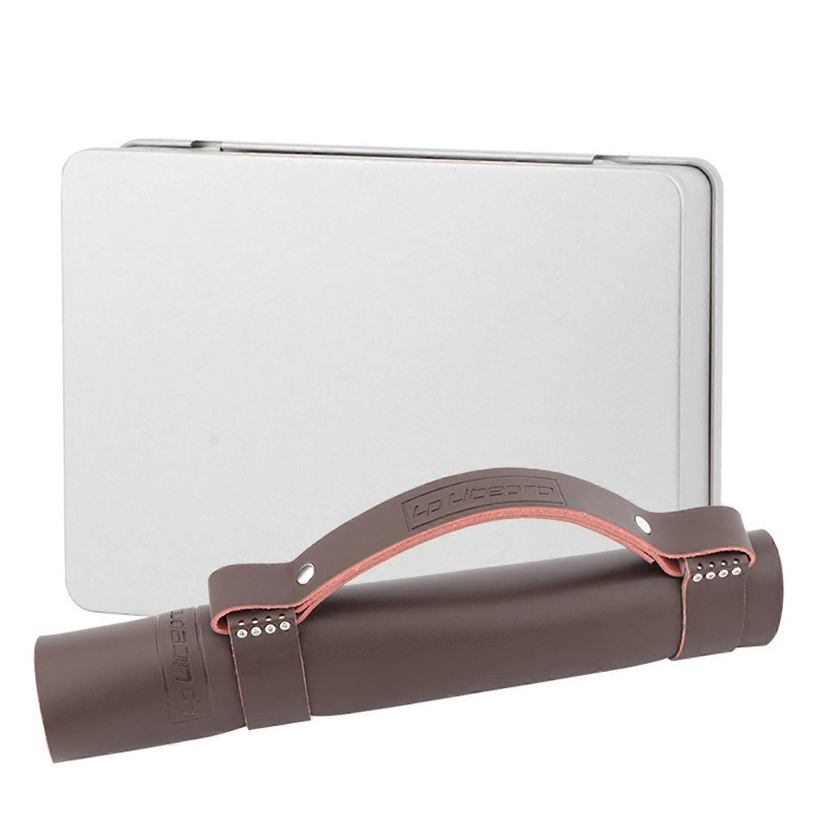 Retro Genuine Leather Handle Folding Cycling Equipment for Folding Bicycle