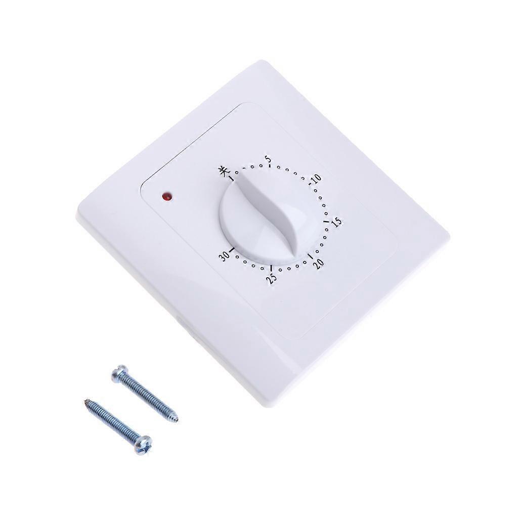 220V Digital Timer Control Switch Plastic Mechanical Timer Swtich 30 Minutes