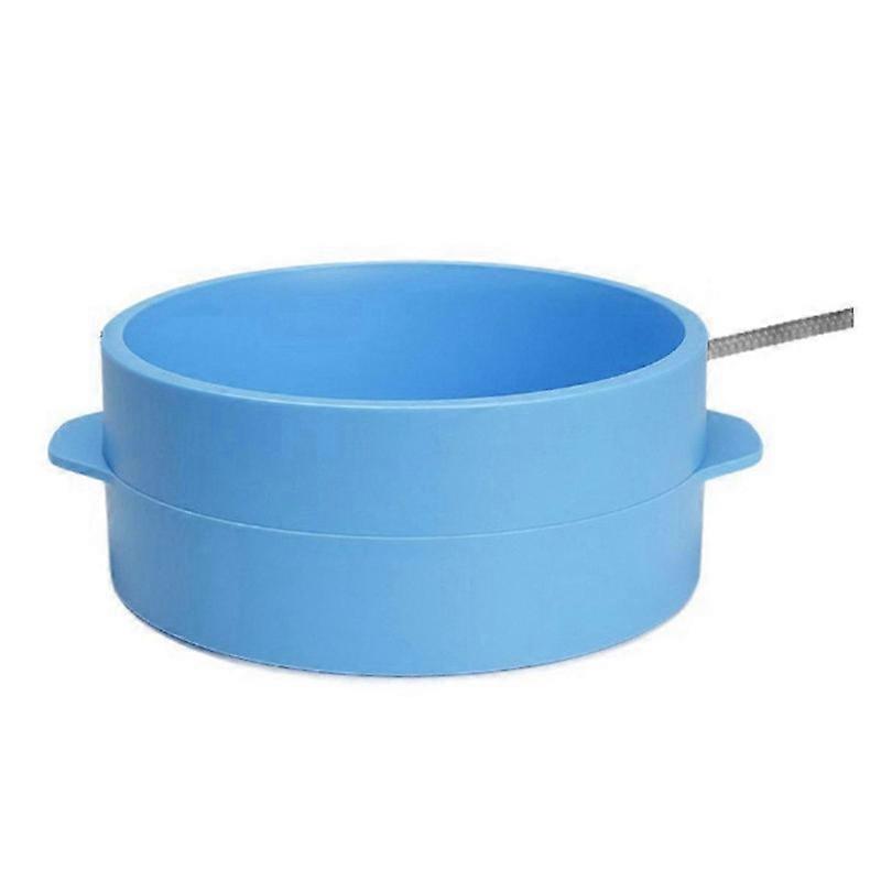 3.2 ליטר קערת מים מחוממת לכלב חתול בחוץ קערת כלב מחוממת עמיד למים קערת חיות מחמד מחוממת חכמה תרמית חורף תקע ארה"ב