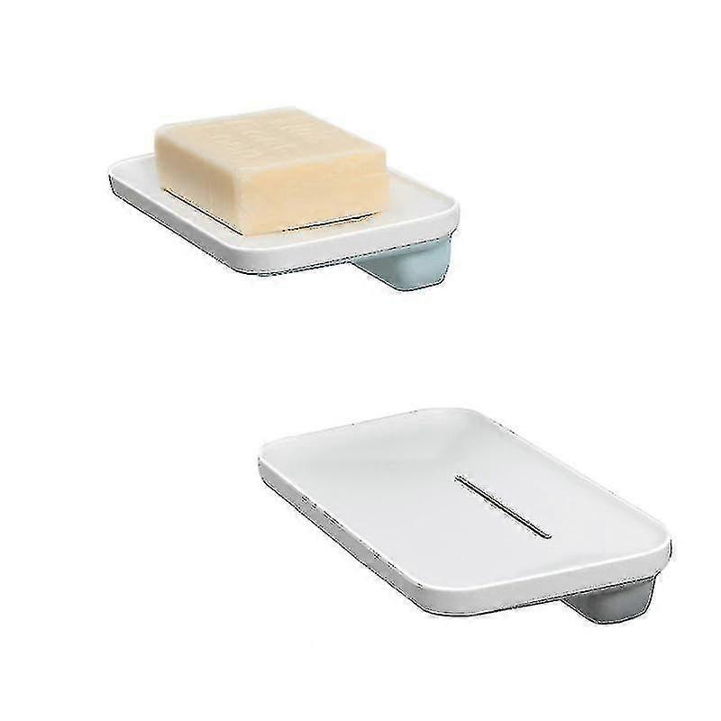 2 X Soap Box Kitchen Tool Bathroom Accessories Dish Suction Cup Storage Rack